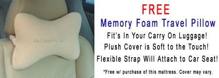 memory foam travel pillow
