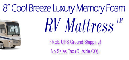 8 Luxury Eco Memory Foam RV Mattress
