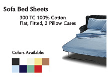 300 TC 100% Cotton Sofa Bed Sheets