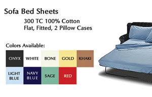 Sofa Bed Sheets | 300 TC 100% Cotton 