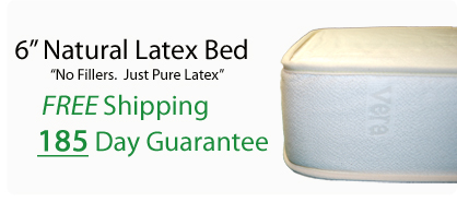 6" All Natural Latex Mattress