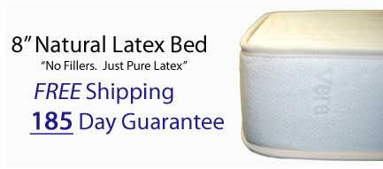 8" All Natural Latex Mattress