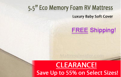 5.5" Eco-Memory Foam RV Mattress (All Sales Final)