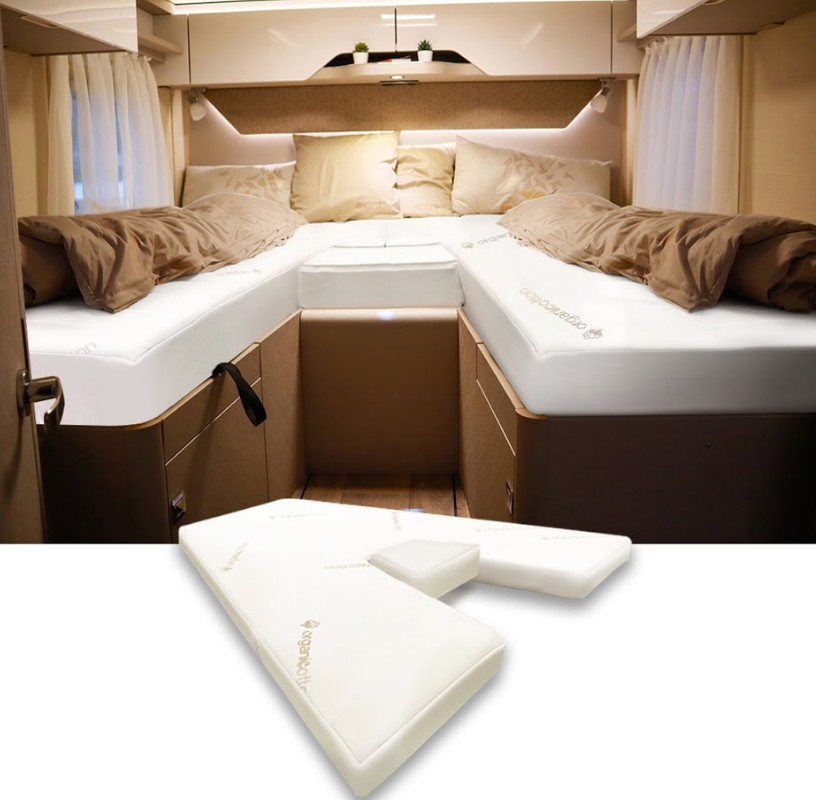 v berth boat mattress with extra cushion