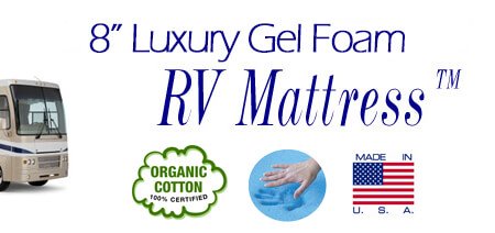 8 Luxury Eco MemoryFoam RV Mattress