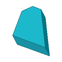 5 Sided Polygon Mattress