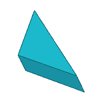 1 piece triangle