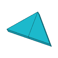 2 piece triangle