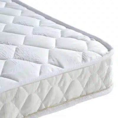 Innerspring sofa bed mattress closeup