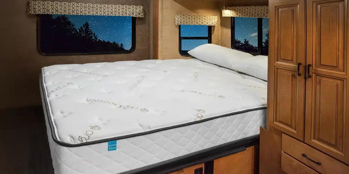 Latex RV mattress in RV