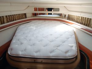 Custom boat mattress topper yacht bed