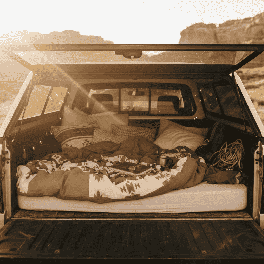 truck-mattress-at-sunset