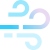 Breeze airflow cooling icon